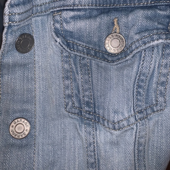 Garage Light Wash Demin Jacket Classic Fit - Picture 4 of 6